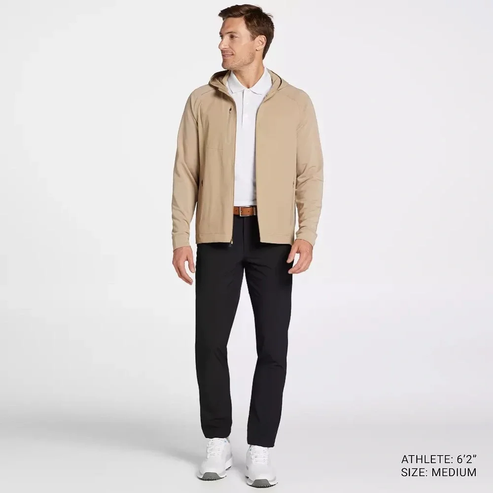 Walter Hagen Men's Performance 11 Full Zip Hooded Golf Jacket, NWT